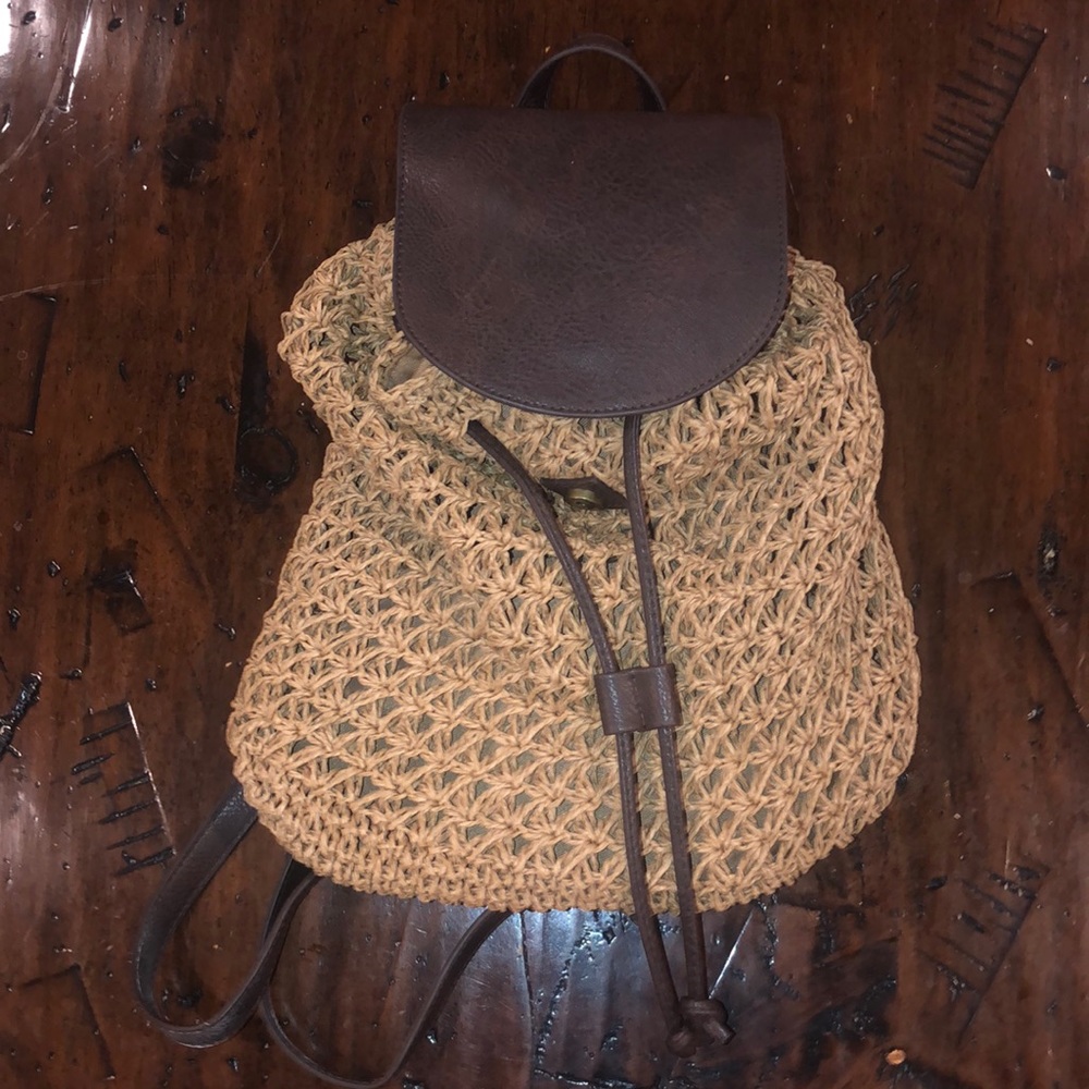 Knitted backpack